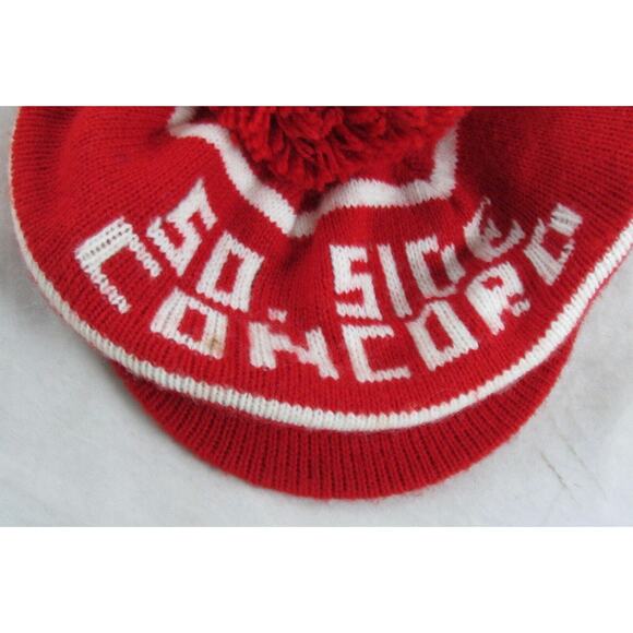 Concord Bowling Alley South St Louis Missouri Knit Hat Pom Brim Vintage - Picture 3 of 7